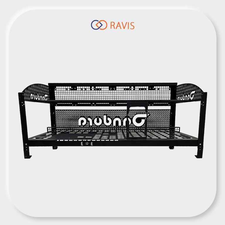 ریگ Open Air پاندورا با قابلیت نصب 8 عدد کارت گرافیک مجموعه 10 عددی